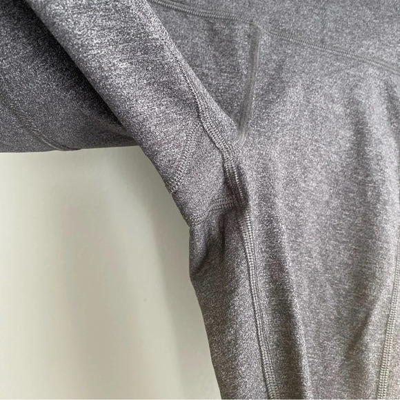 LULULEMON Pace Rival Crop *22" Heathered  Black / Black Size 4 - Picture 8 of 15